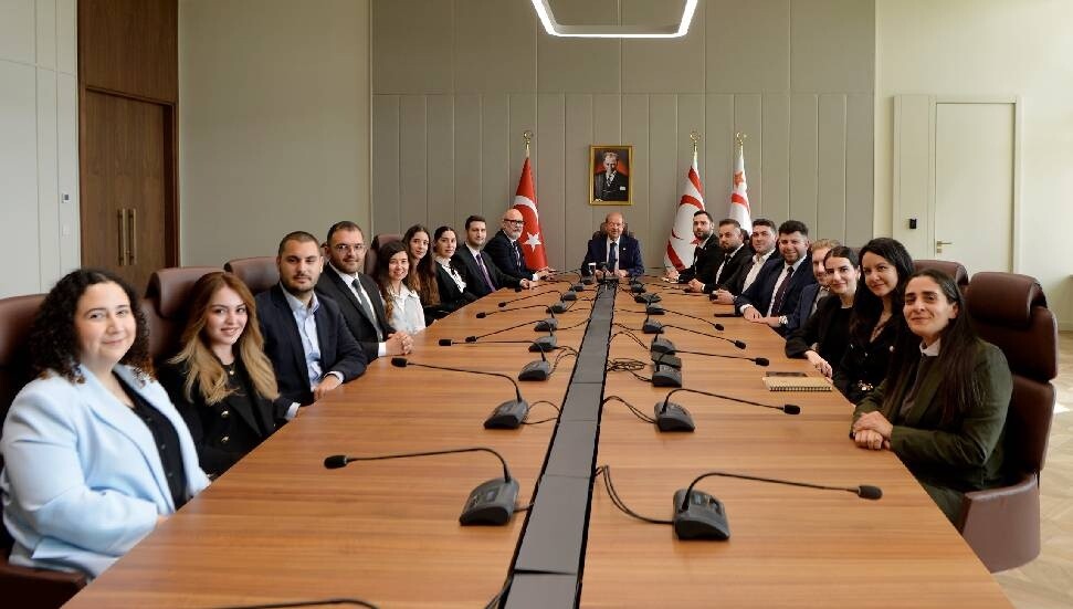 Cumhurbaşkanı Ersin Tatar, Gençlik Teknik Komitesi'ni kabul etti