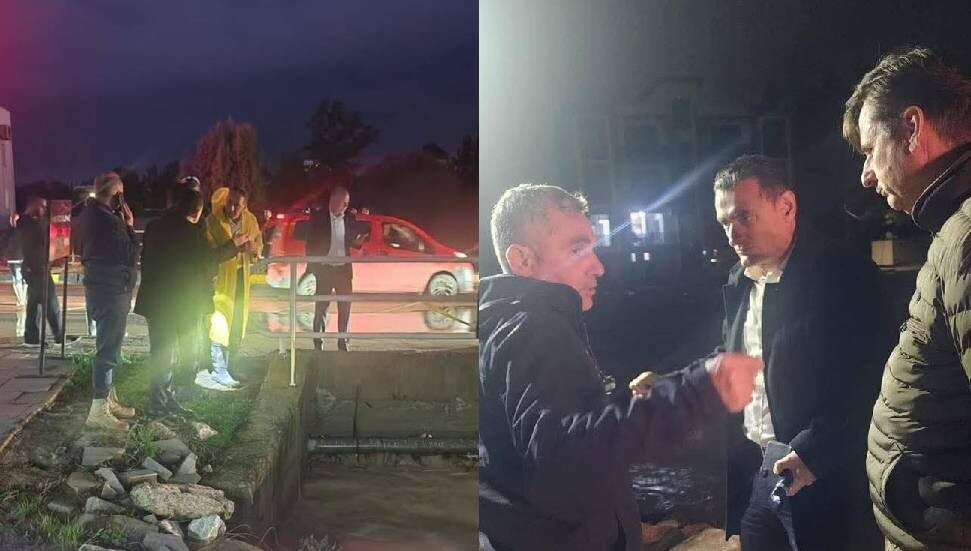 Dursun Oğuz, hastane bölgesinde incelemelerde bulundu