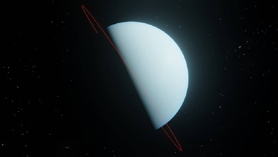 James Webb Uzay Teleskobu Uranüs&#039;ün etrafında yeni uydu görüntüledi