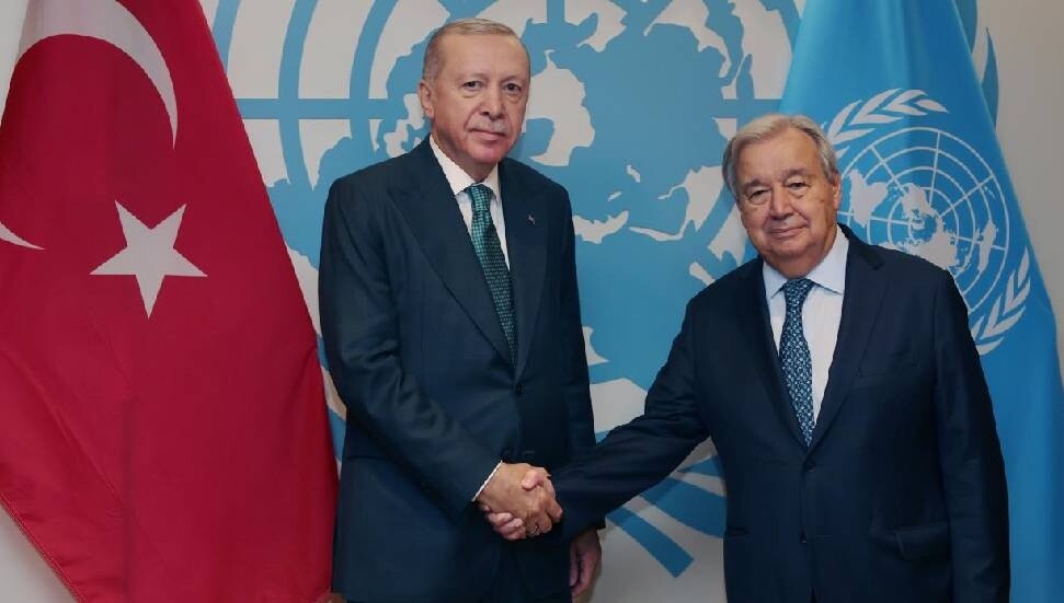 Erdoğan, BM Genel Sekreteri Guterres ile görüştü