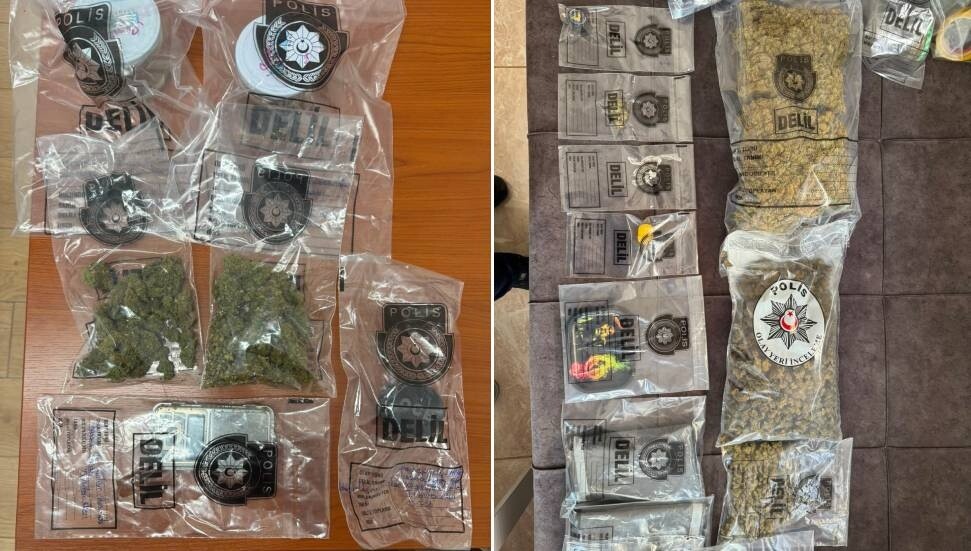 Lefkoşa'da iki ayrı uyuşturucu operasyonu: Toplam 3 kilo 154 gram ele geçirildi