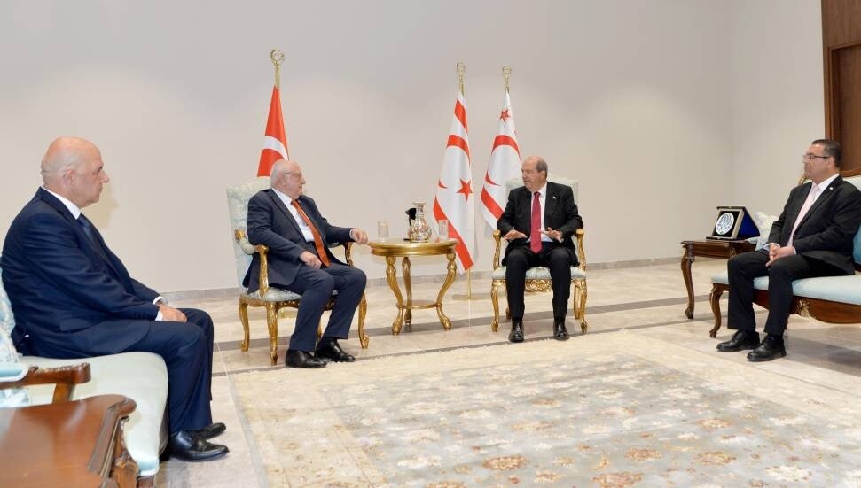 Cumhurbaşkanı Tatar, İYİ Parti heyetini kabul etti