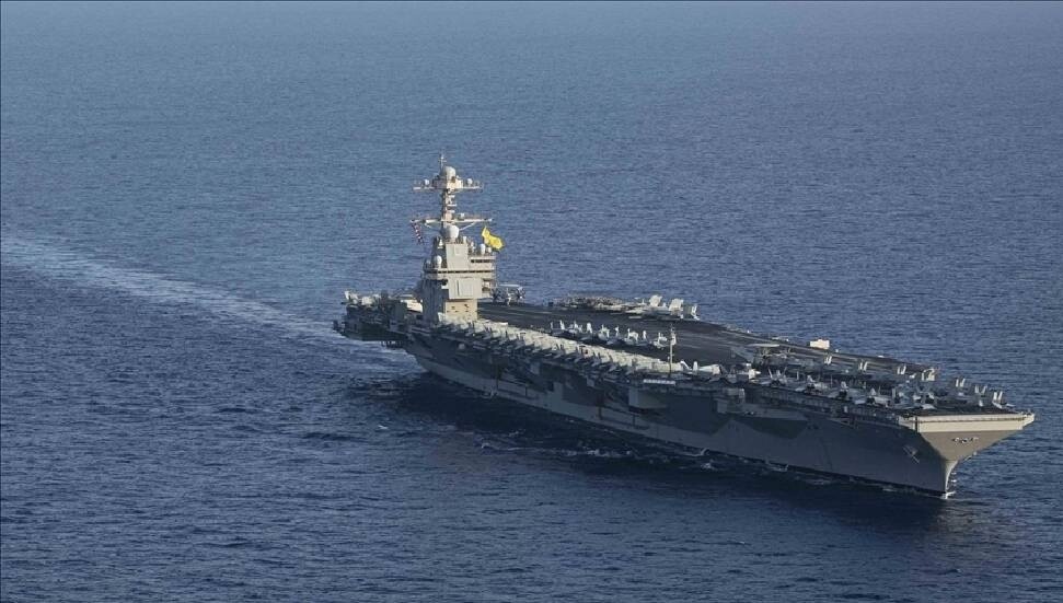 ABD uçak gemisi "USS Gerald R. Ford" Girit'teki Suda Üssü'nden ayrıldı