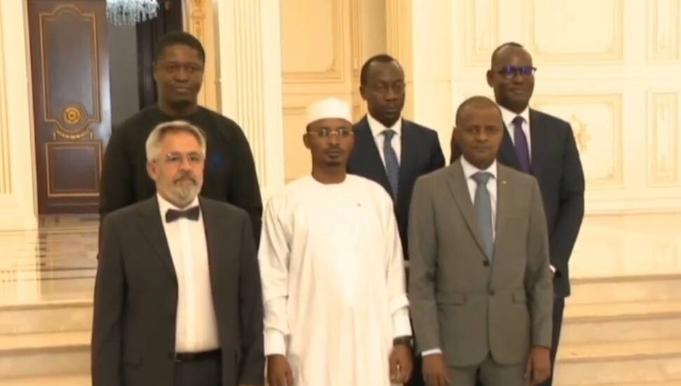 Kıbrıslı Türk Raşit Pertev’den Çad Cumhurbaşkanı İtno’ya ziyaret