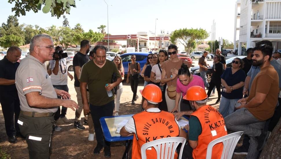 Civil Defense Holds Shelter Drill in Famagusta