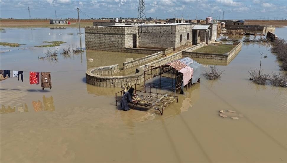 Suriye'nin Haseke ilinde sel: 400 ev zarar gördü, 500 aile tahliye edildi