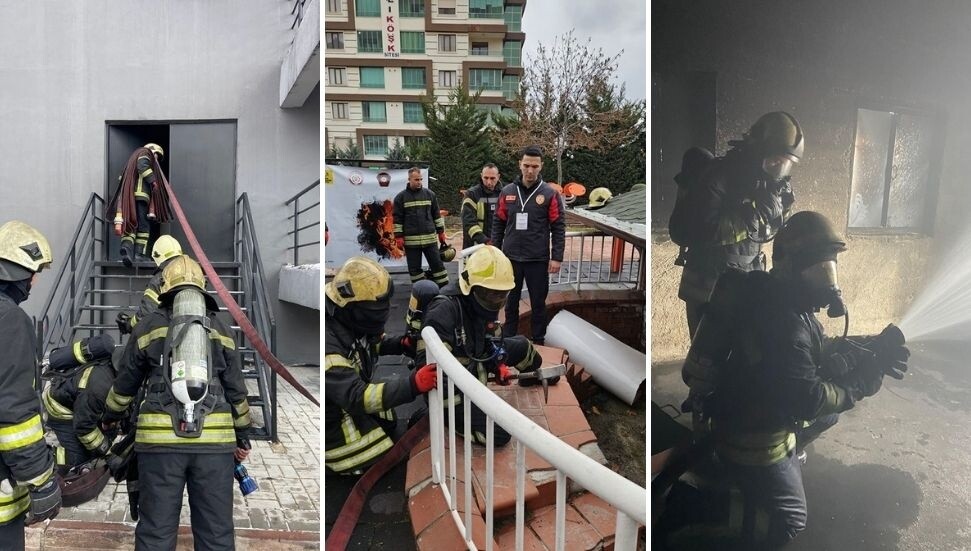 PGM İtfaiye Müdürlüğü personeli “Yangın, Deprem ve Acil Durumlara Müdahale Eğitimi"ne katıldı