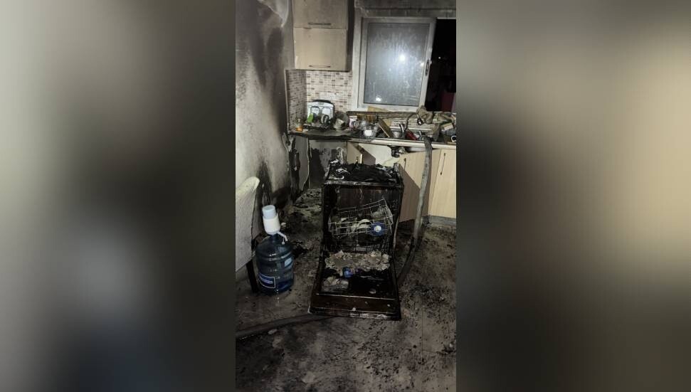 Gönyeli’de bulaşık makinesi yangına neden oldu