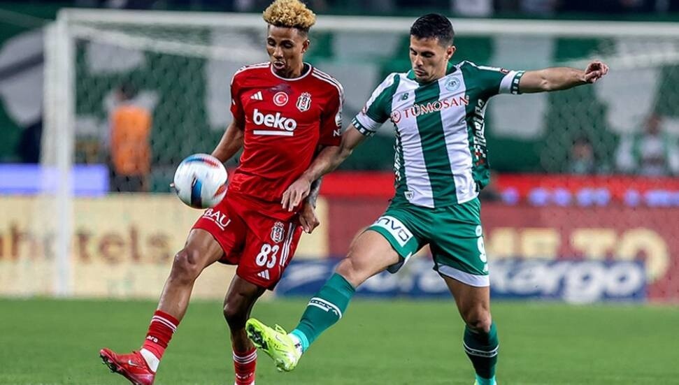 Beşiktaş, 9 kişi kalan Konyaspor'a kaybetti