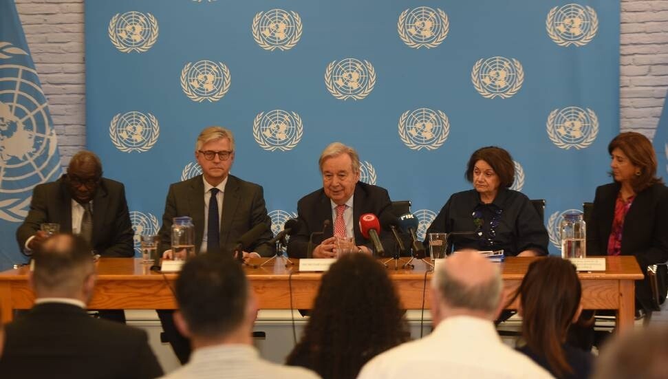 Antonio Guterres, sivil toplum örgütlerinin temsilcileriyle bir araya geldi