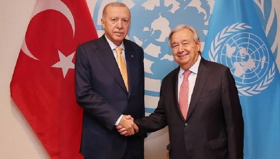 Erdoğan, BM Genel Sekreteri Guterres ile görüştü