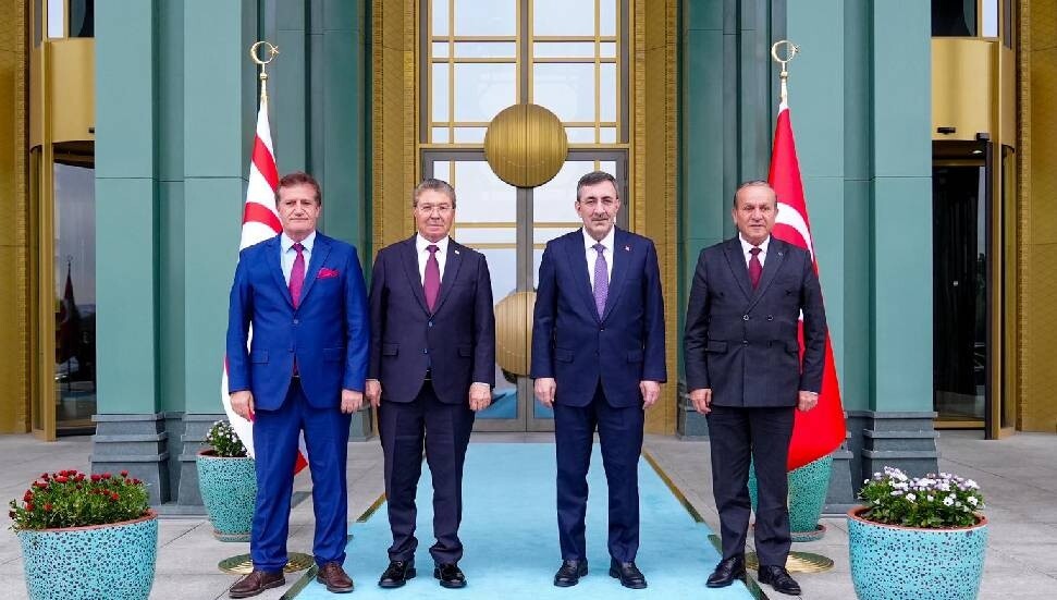 Hükümet ortakları Ankara'da Cevdet Yılmaz ile bir araya geldi