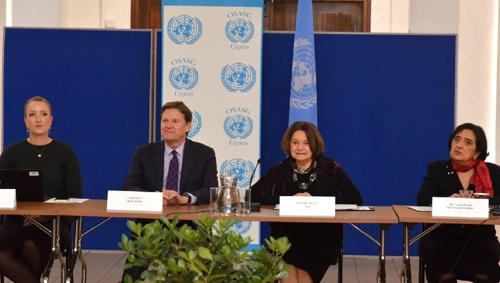 Rosemary DiCarlo, İki Toplumlu Kıbrıs Kadın Koalisyonu temsilcileriyle bir araya geldi