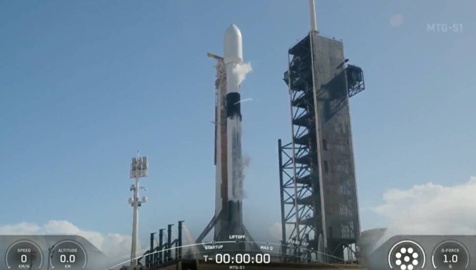 Avrupa'nın yeni nesil meteoroloji uydusu MTG-S1 uzaya başarıyla fırlatıldı