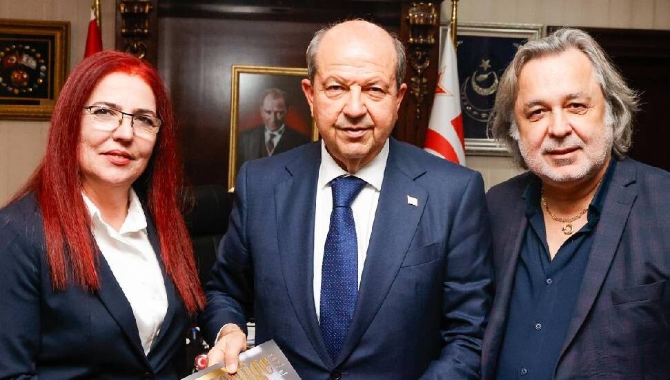 Ersin Tatar Goldprestij Dergisi sahibi İsmet Akıncı'yı kabul etti