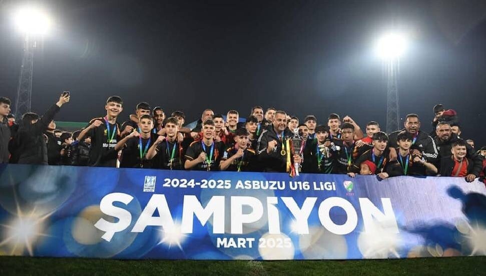 U16 Ligi'nde şampiyon Çetinkaya