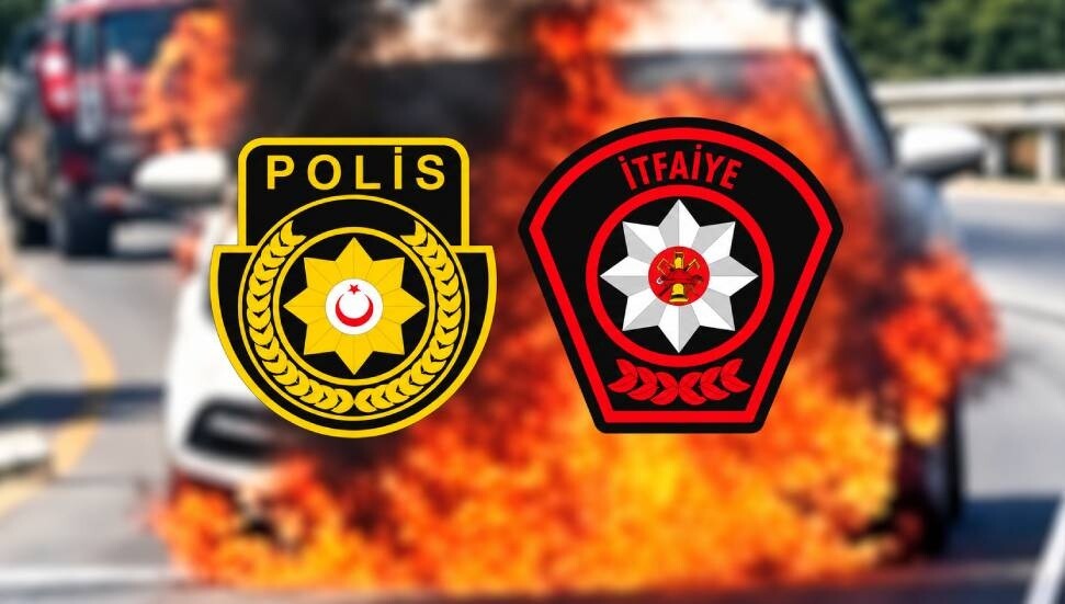 Polisten araç yangınlarına karşı uyarı: Araç güvenli bir yere çekilmeli ve motor durdurulmalı