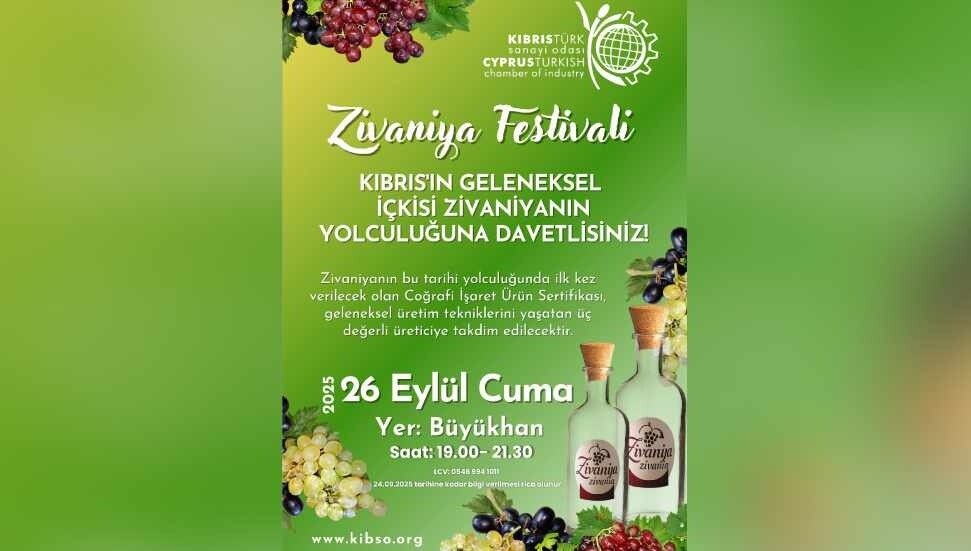 Büyük Han’da 26 Eylül Cuma günü “Zivaniya Festivali” düzenlenecek