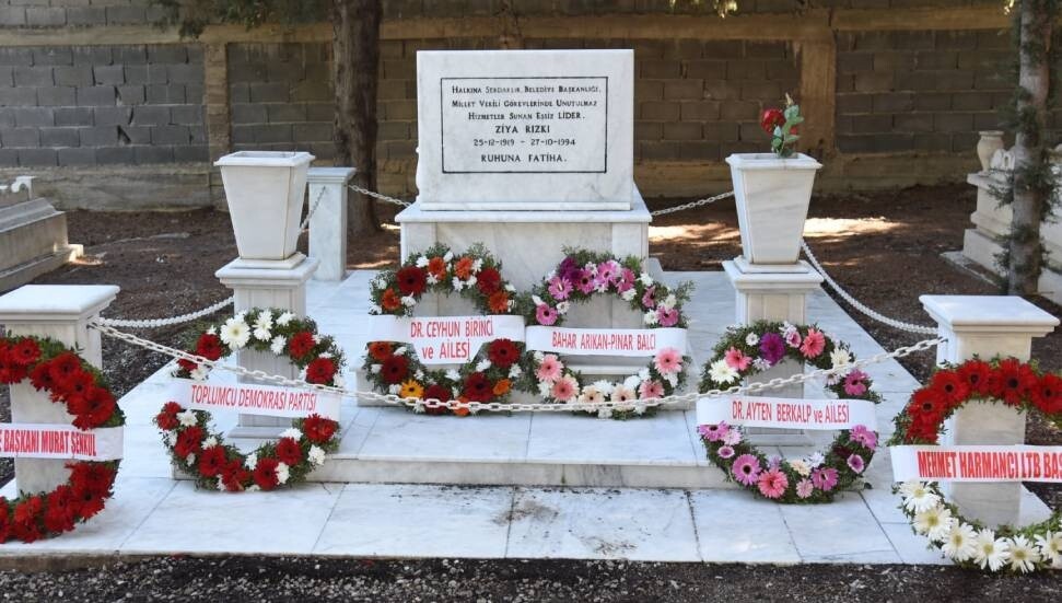 Ziya Rızkı ölüm yıldönümünde törenlerle anıldı