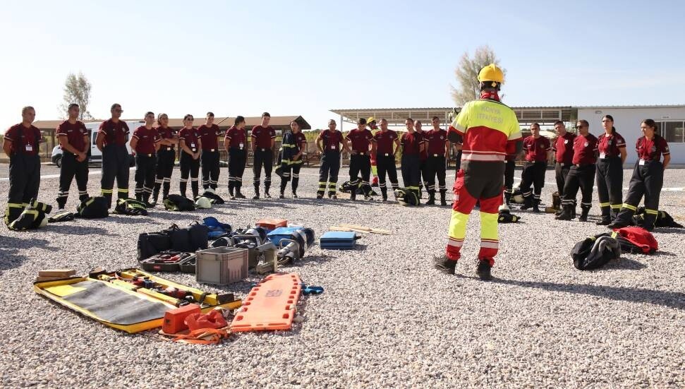 KKTC’de görevli itfaiye personellerine Türkiye'de eğitim verildi