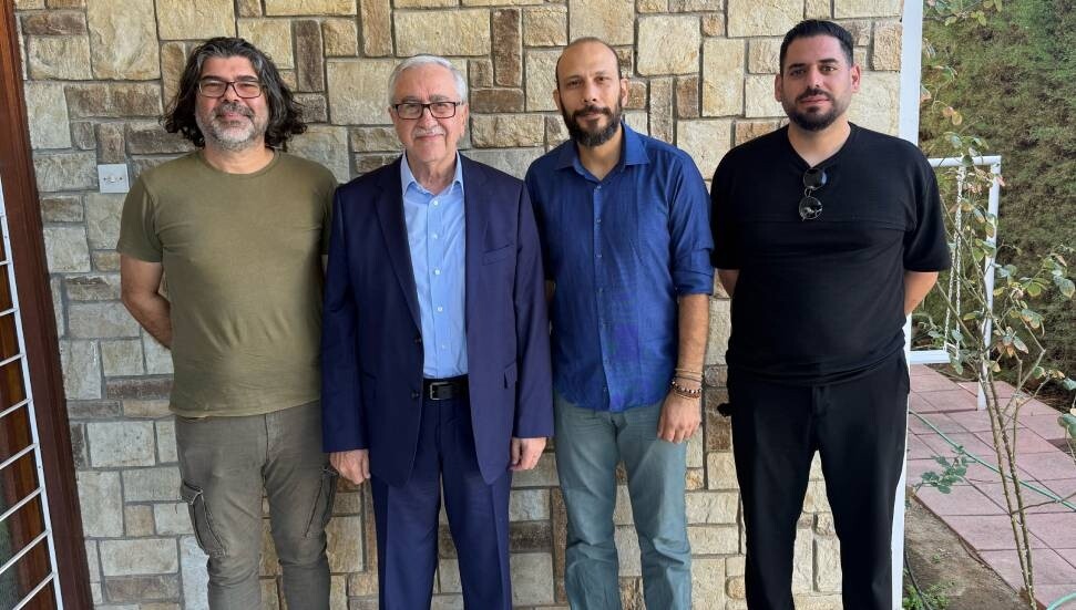 Bağımsızlık Yolu, Dördüncü Cumhurbaşkanı Akıncı’yı ziyaret etti