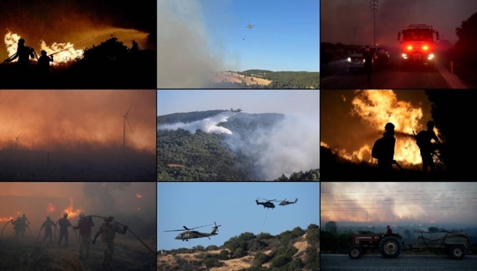 İzmir, Kütahya ve Bursa'daki orman yangınlarına müdahale ediliyor