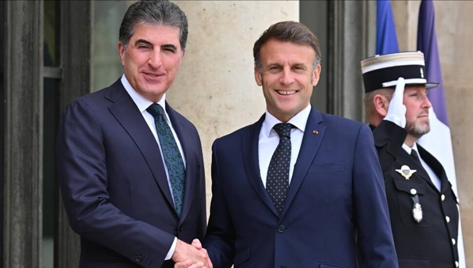Barzani ile Macron, “bölgedeki son gelişmeleri” görüştü