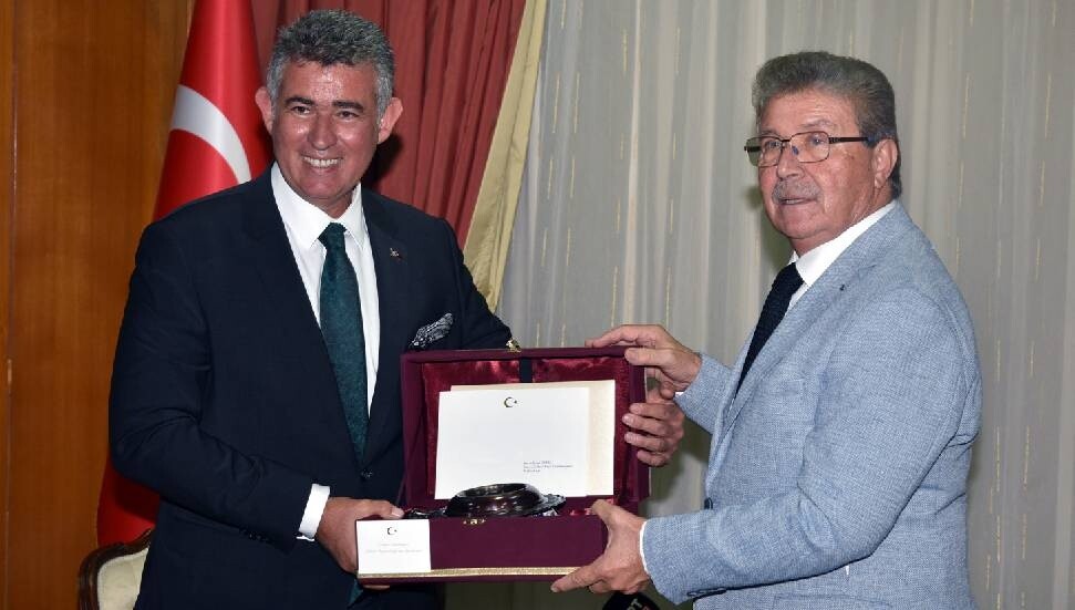 Feyzioğlu'ndan Üstel'e veda ziyareti: KKTC’den ayrılacağım için yüreğim buruk