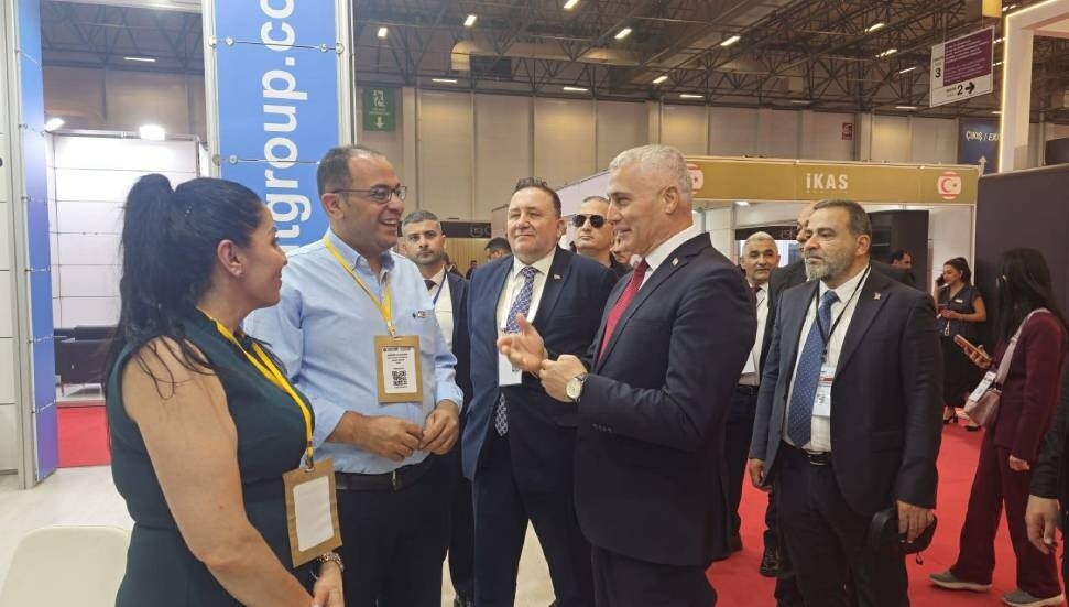 Olgun Amcaoğlu, İstanbul'da Yapı, İnşaat Malzemeleri ve Teknoloji Fuarı’na katıldı