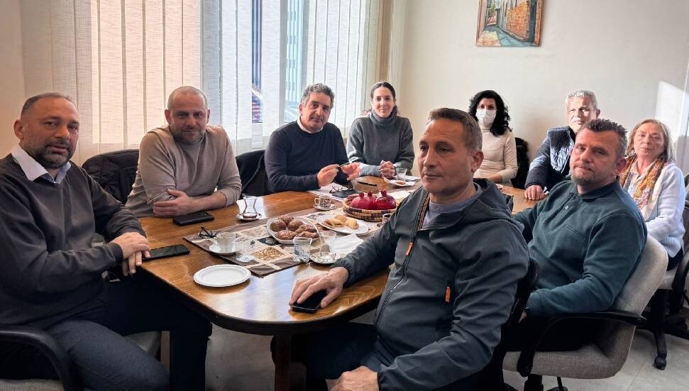 CTP Eğitim Komitesi KTOEÖS’ü ziyaret etti: Ortak çalışma konusunda görüş birliğine varıldı