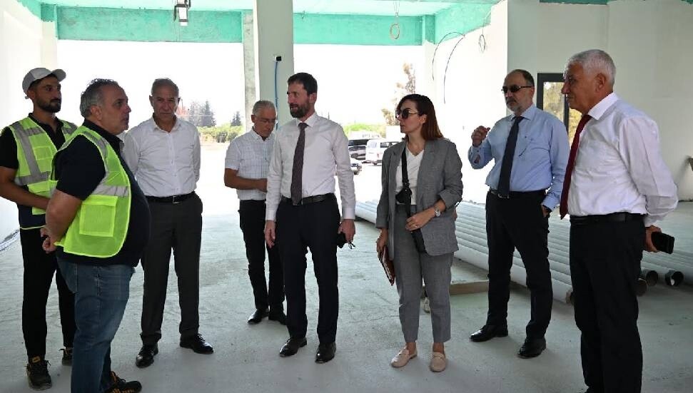 KEİ Ofisi Koordinatörü Erol Öz, sektörel uzmanlarla birlikte Güzelyurt’taki yatırımları inceledi