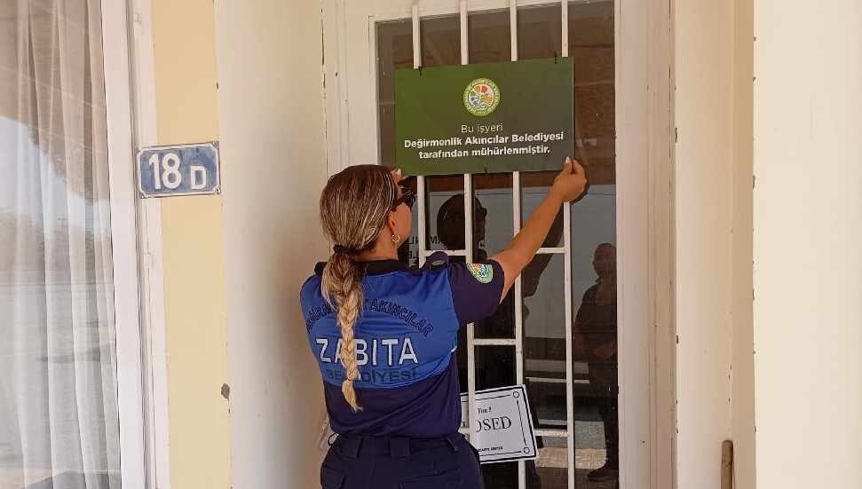 Değirmenlik Akıncılar Belediyesi 124 iş yerini denetledi: 13 binden fazla uygunsuz ürün toplandı