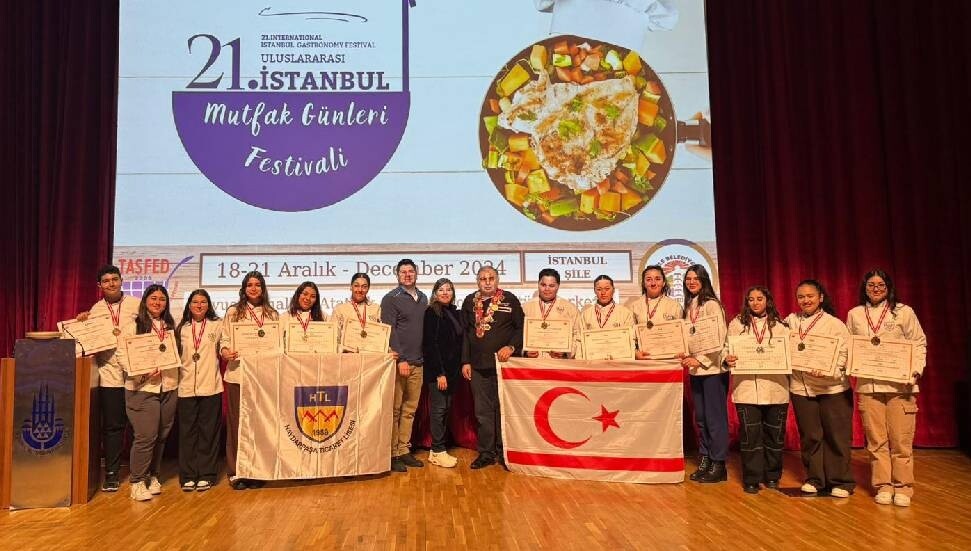 Haydarpaşa Ticaret Lisesi öğrencileri 21'inci Uluslararası Gastronomi Festivali’nde 10 altın, 2 gümüş ve 1 bronz madalya kazandı