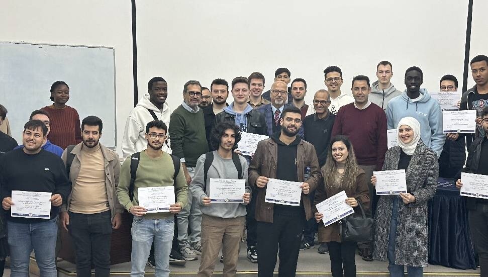 DAÜ Mühendislik Fakültesi öğrencilerine yönelik sertifika töreni düzenlendi