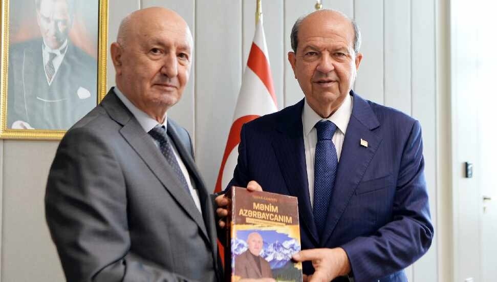 Ersin Tatar Azerbaycan'dan bir heyeti kabul etti: Hepimiz Türk soyundan geliyoruz