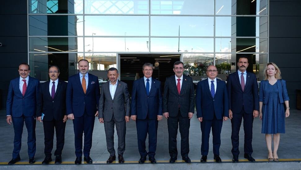 Türkiye Cumhurbaşkanı Yardımcısı Cevdet Yılmaz KKTC'de