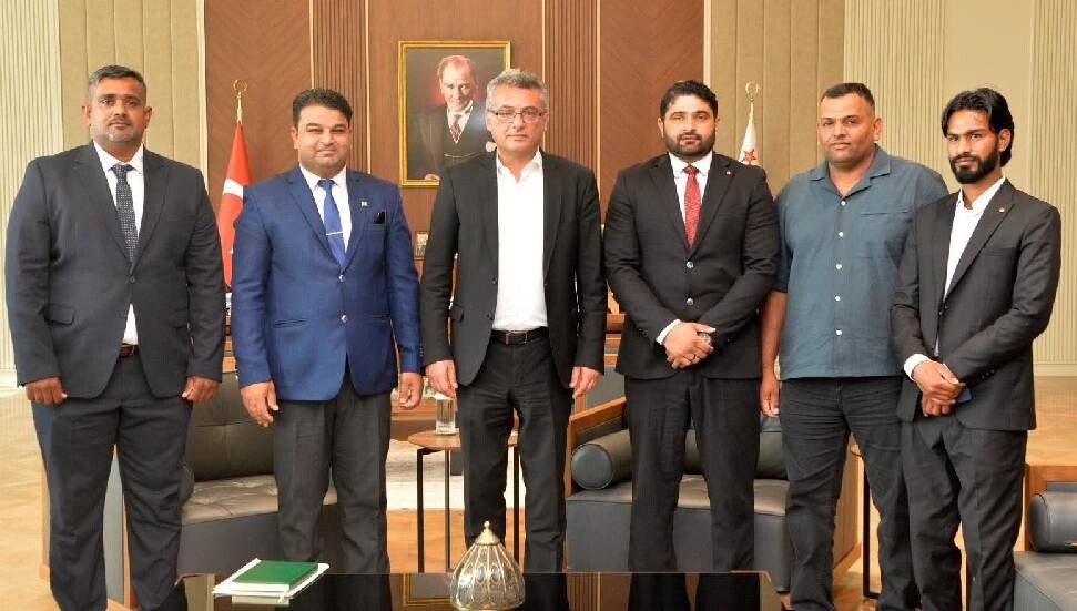 Pakistan Kültür ve Dayanışma Derneği, sorunlarını Cumhurbaşkanı Erhürman'a aktardı