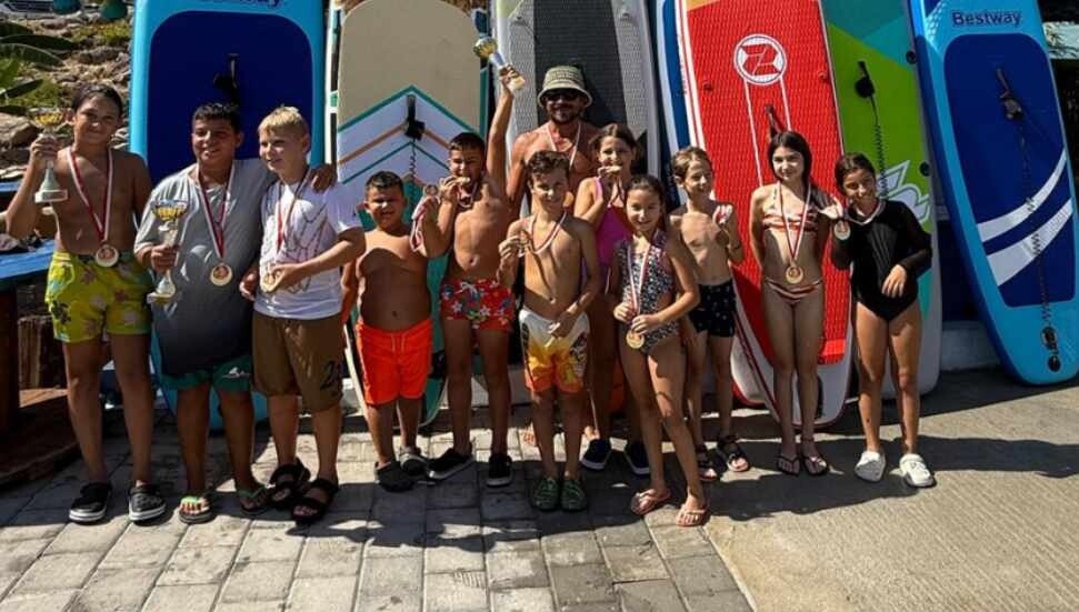 Denizde Eğlence: SUP Çocuk Yarışları tamamlandı