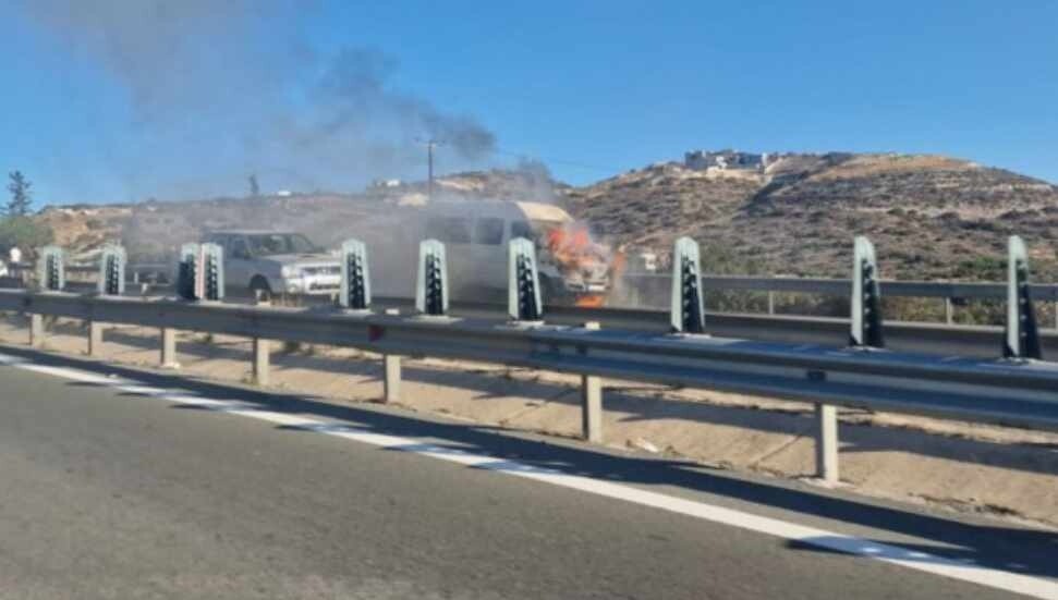 RMMO askerlerini taşıyan otobüste yangın çıktı