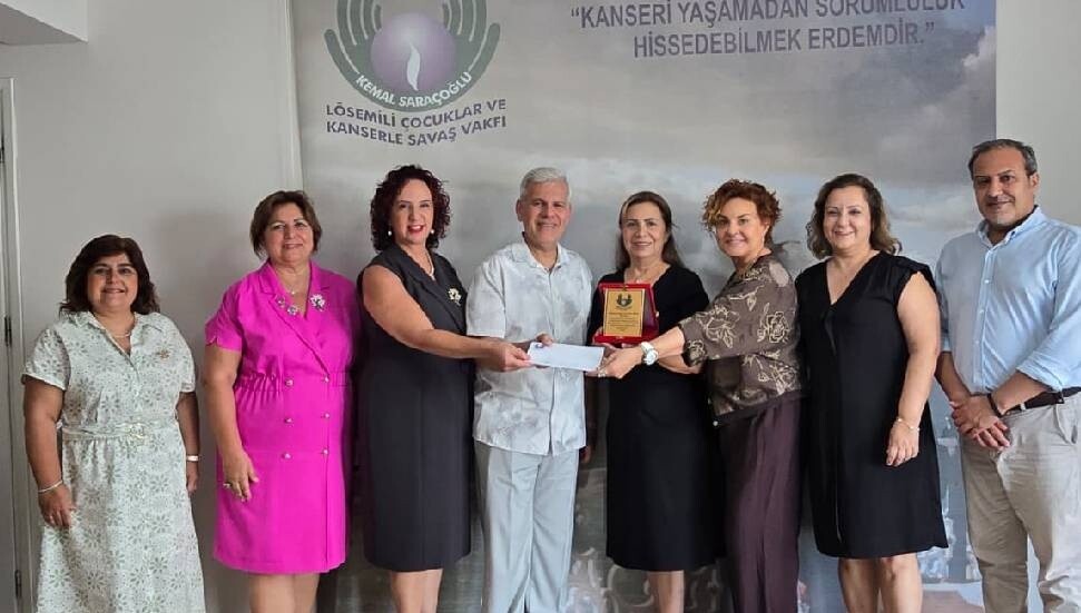 Bellapais Begonvil Inner Wheel, Kemal Saraçoğlu Vakfı’na bağış yaptı