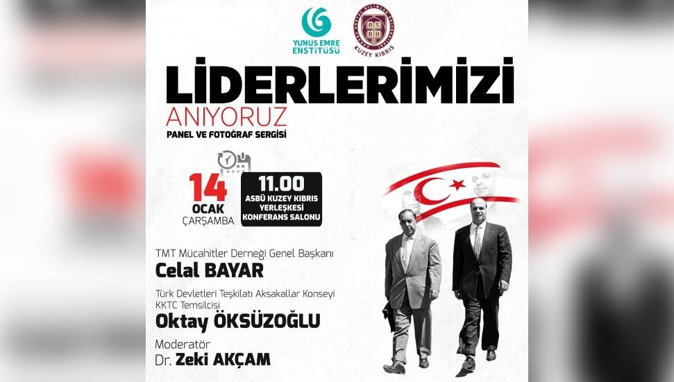 Dr. Fazıl Küçük ve Rauf Raif Denktaş için anma programı düzenlenecek