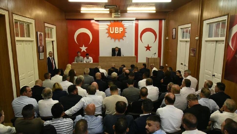 UBP’de yoğun mesai: Önce Grup Toplantısı, ardından genişletilmiş MYK ve Parti Meclisi