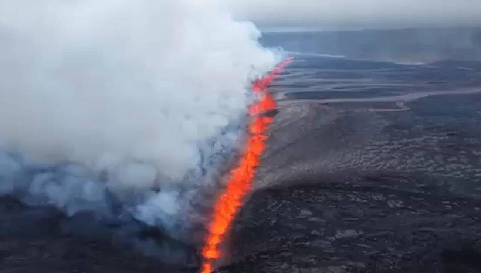 İzlanda'da iki yılda dokuzuncu volkanik patlama yaşandı
