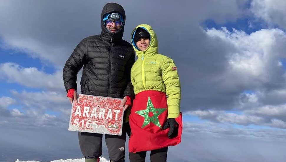 12 yaşında Youssef, Ağrı Dağı’nda zirve yaptı
