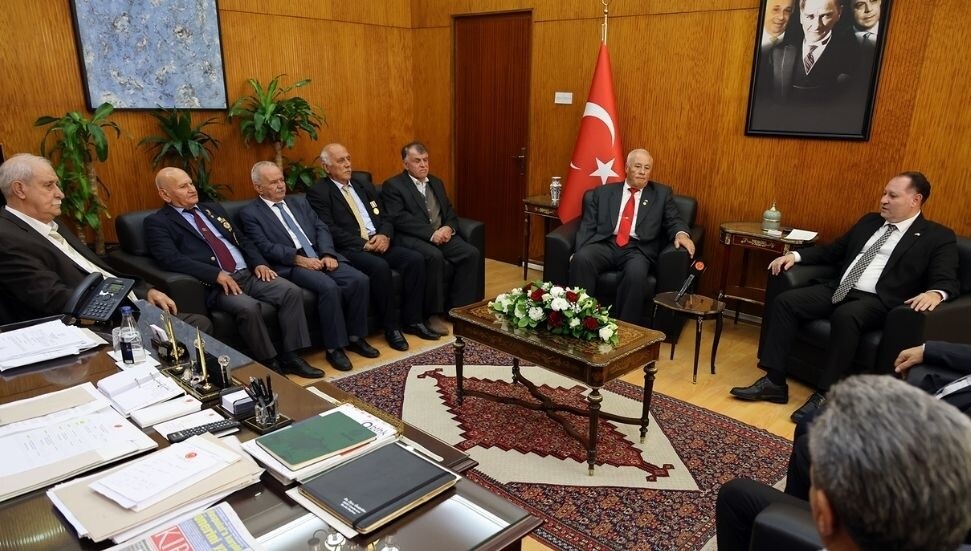 Ziya Öztürkler, Türk Barış Kuvvetleri Gaziler Derneği ile görüştü: Egemen eşitlik ve iki devletlilik hakkımızdır