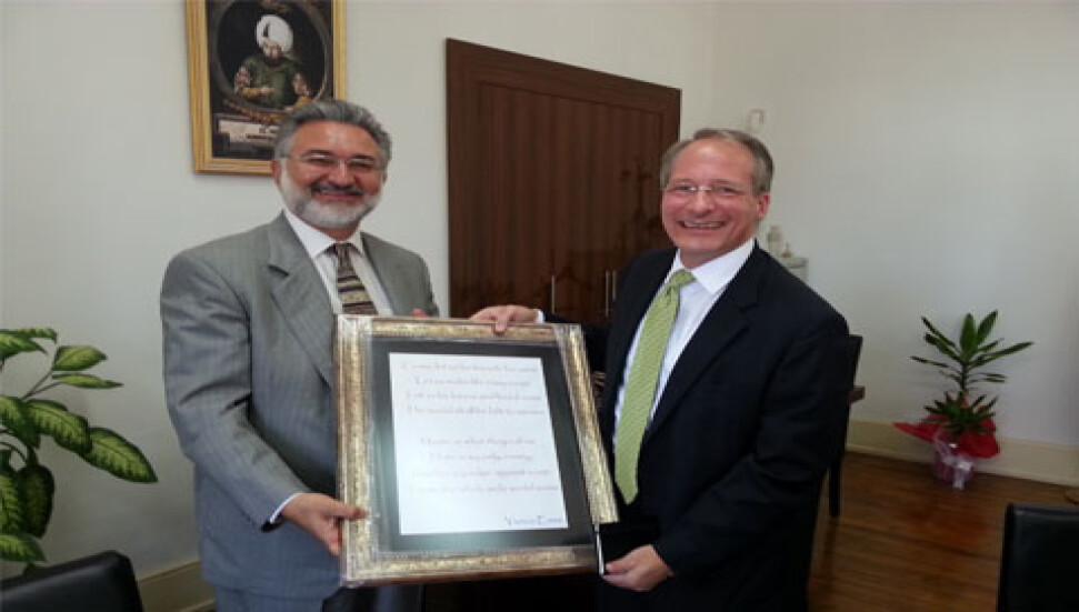 ABD Büyükelçisi'nden Vakıflar İdaresi Müdürü'ne nezaket ziyareti