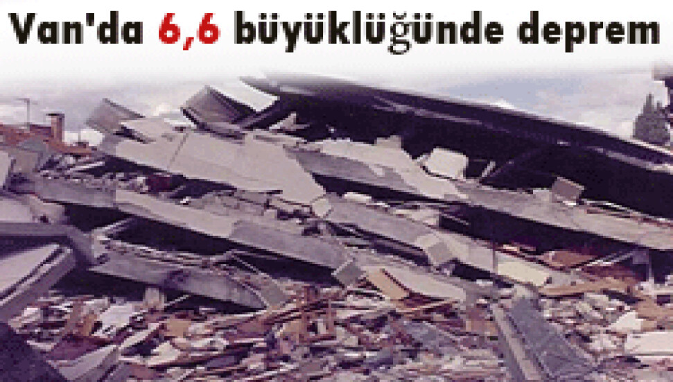 Van'da 6,6 büyüklüğünde deprem meydana geldi... Can kaybı olduğu açıklandı