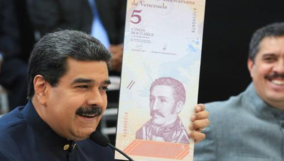 Venezuela para birimi Bolivardan beş sıfır birden atacak