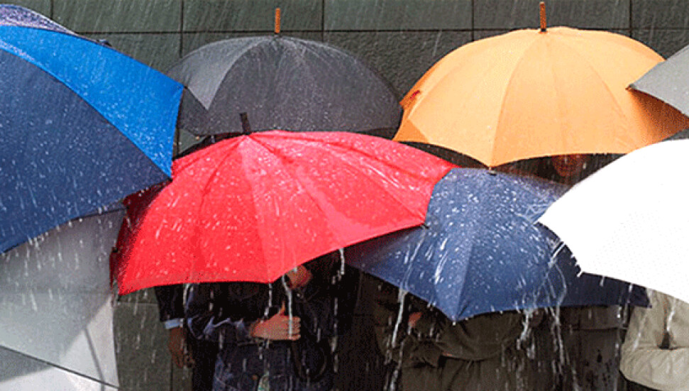 Meteoroloji Dairesi: En fazla yağış metrekare başına 97 kg ile Sipahi ve Zafer Burnunda gözlendi