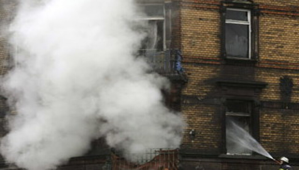 Almanya'da Türk binasında yangın